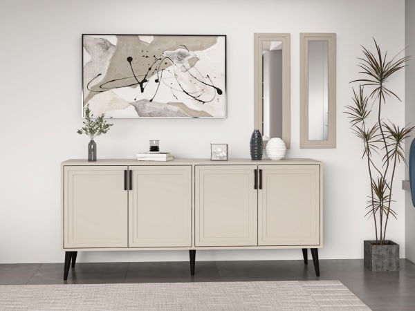 Prime Konsol & Ayna - Kumtaşı