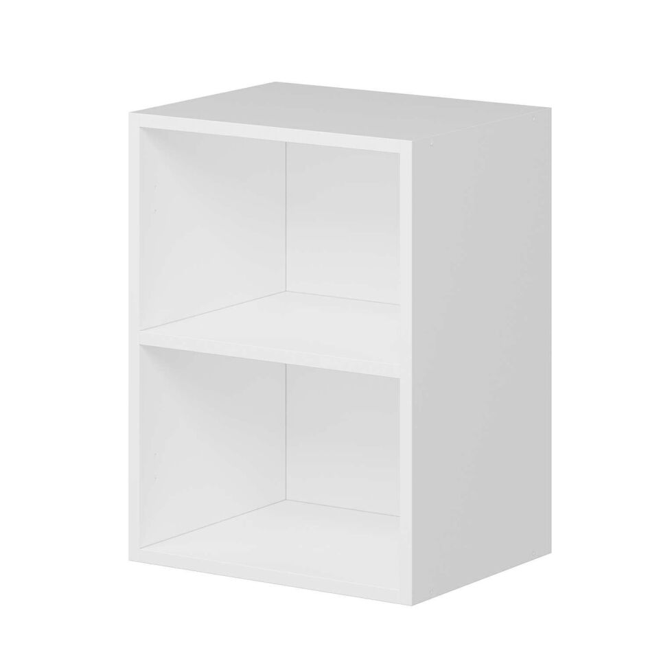 Alvinka Mutfak Modül Mbr_C Üst 1Dk1R 45-H60Cm Dolap Cam Beyaz Antrasit Mdf