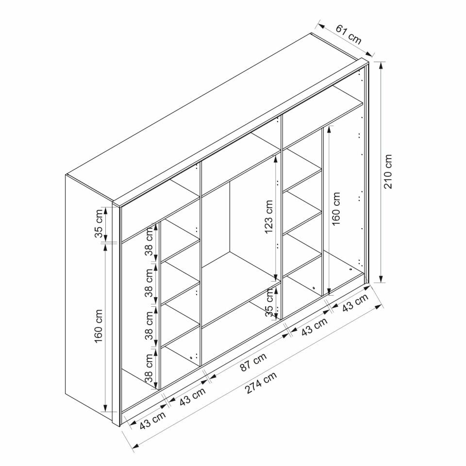 Maren 6K Dolap 2Cam Kpk-Sepet-G.Yunus
