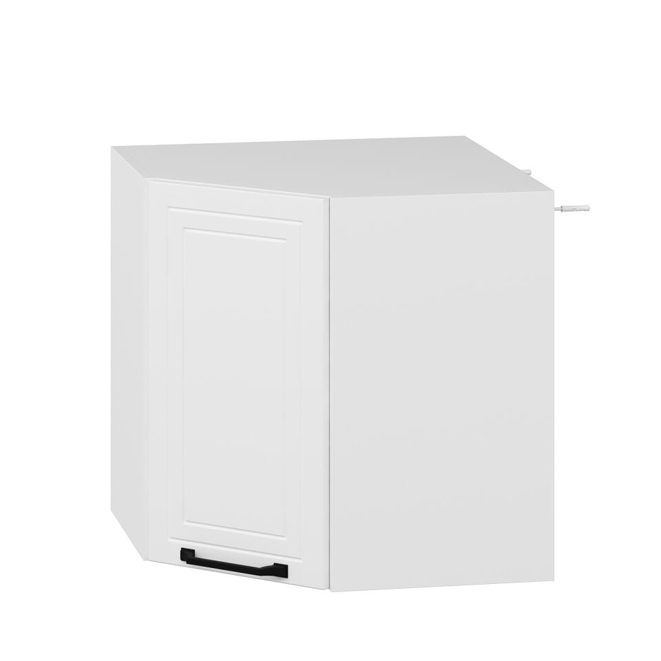 Alvinka Mutfak Modül Mbr_A Üst 1Dk1R 60-H60Cm Köşe Dolap Beyaz Beyaz