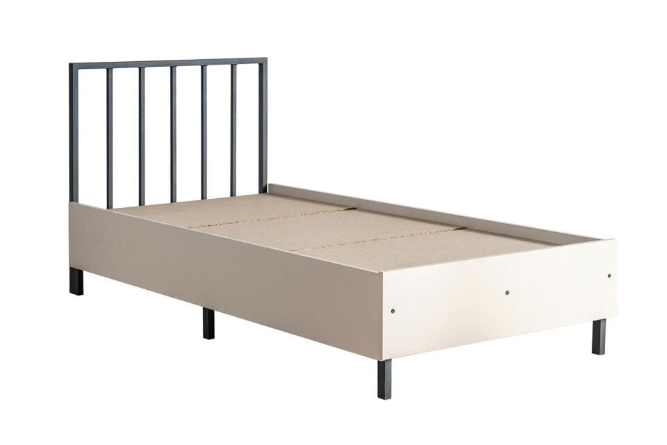 Cera KR1M Metal Başlıklı Karyola - 90x190 - Vizon Bej