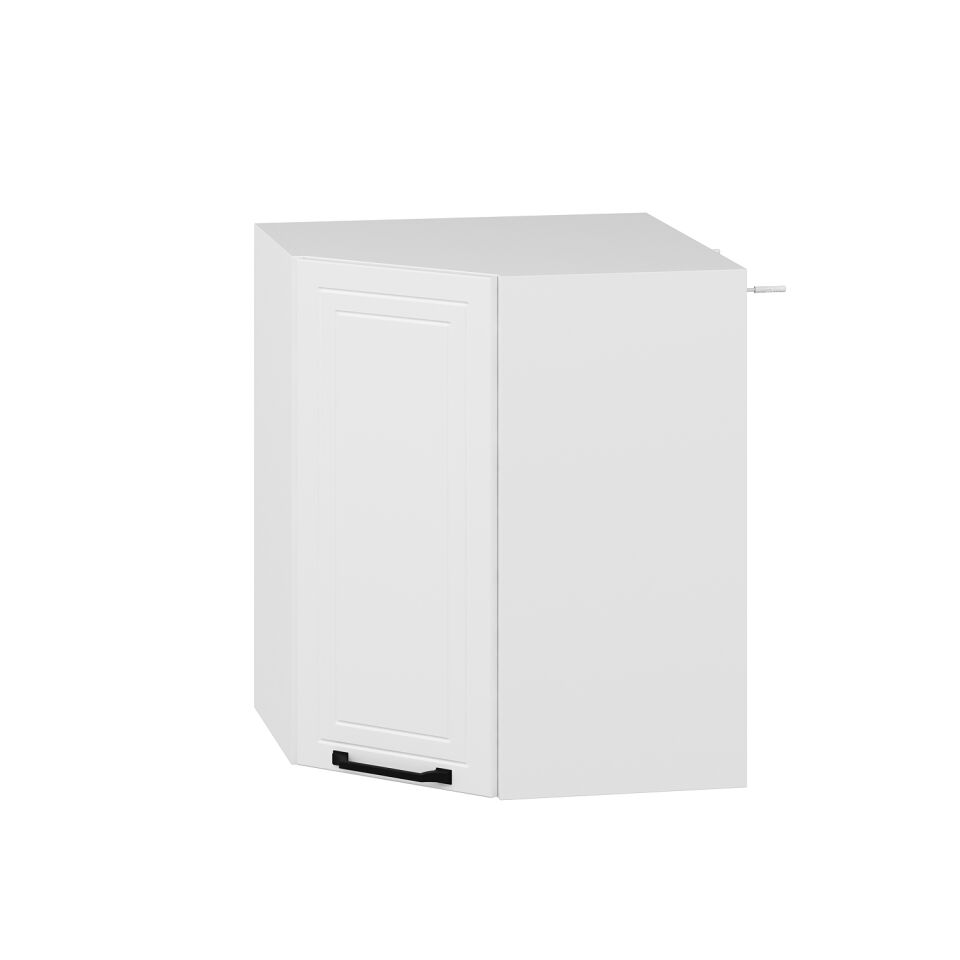 Alvinka Mutfak Modül Mbr_A Üst 1Dk1R 60-H72Cm Köşe Dolap Beyaz Beyaz