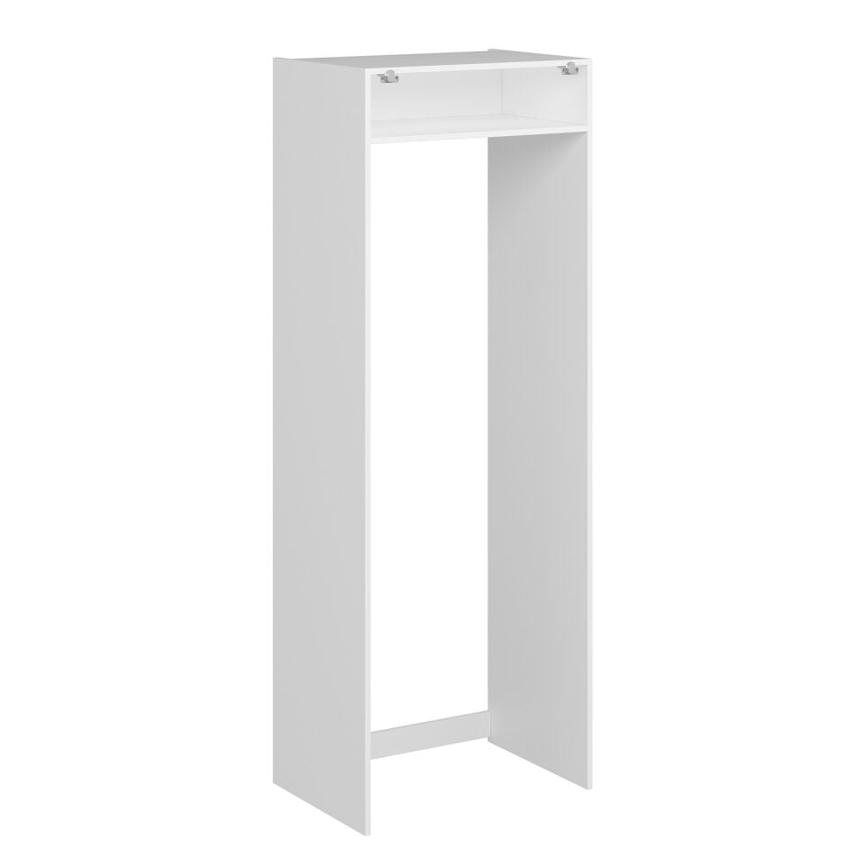 Alvinka Mutfak Modül Mbr_A 100-H222Cm Buz Dolabı Beyaz Antrasit Mdf