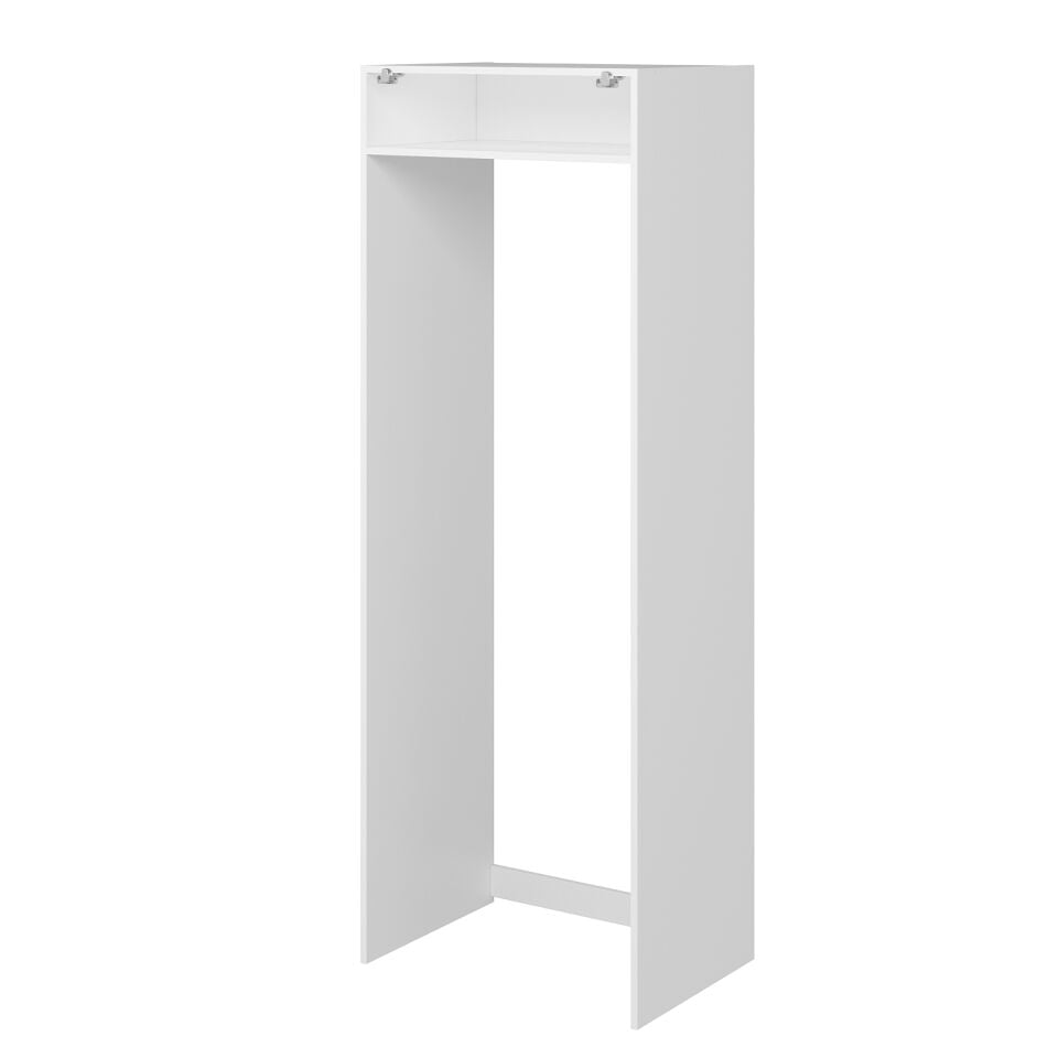 Alvinka Mutfak Modül Mbr_A 100-H222Cm Buz Dolabı Beyaz Antrasit Mdf