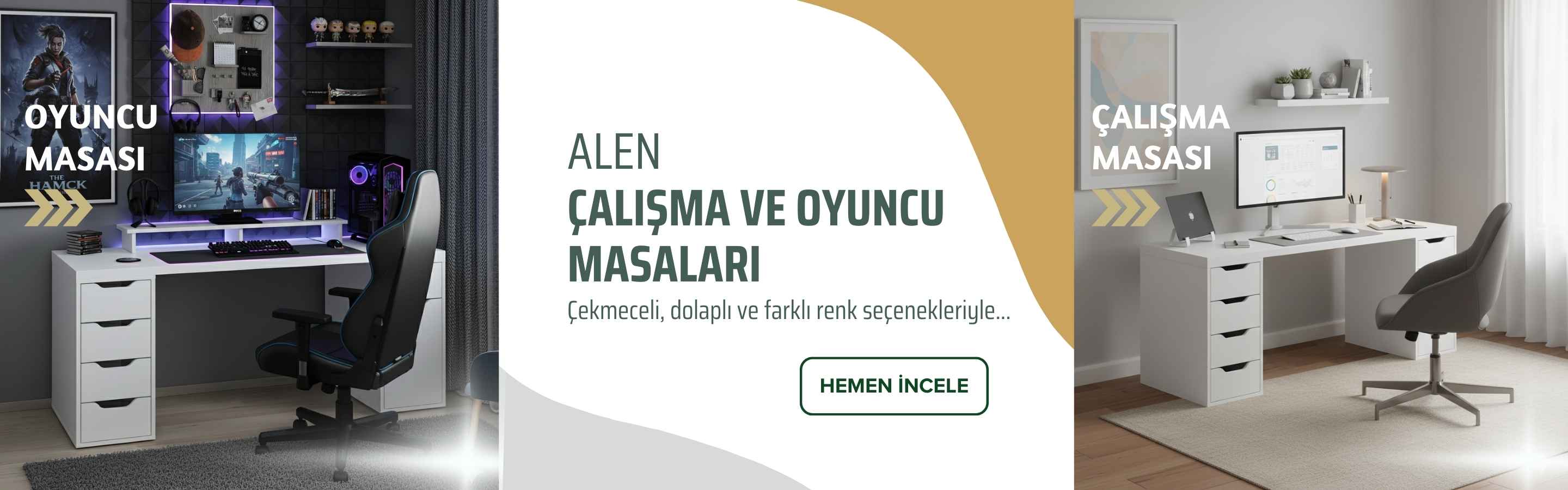 Alen Çalışma Masaları